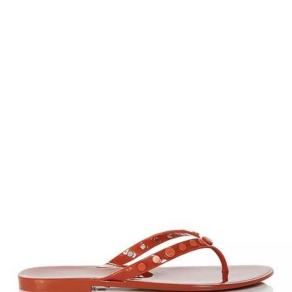 Tory Burch Women's Studded Jelly Thong Sandals - Picture 14 of 17